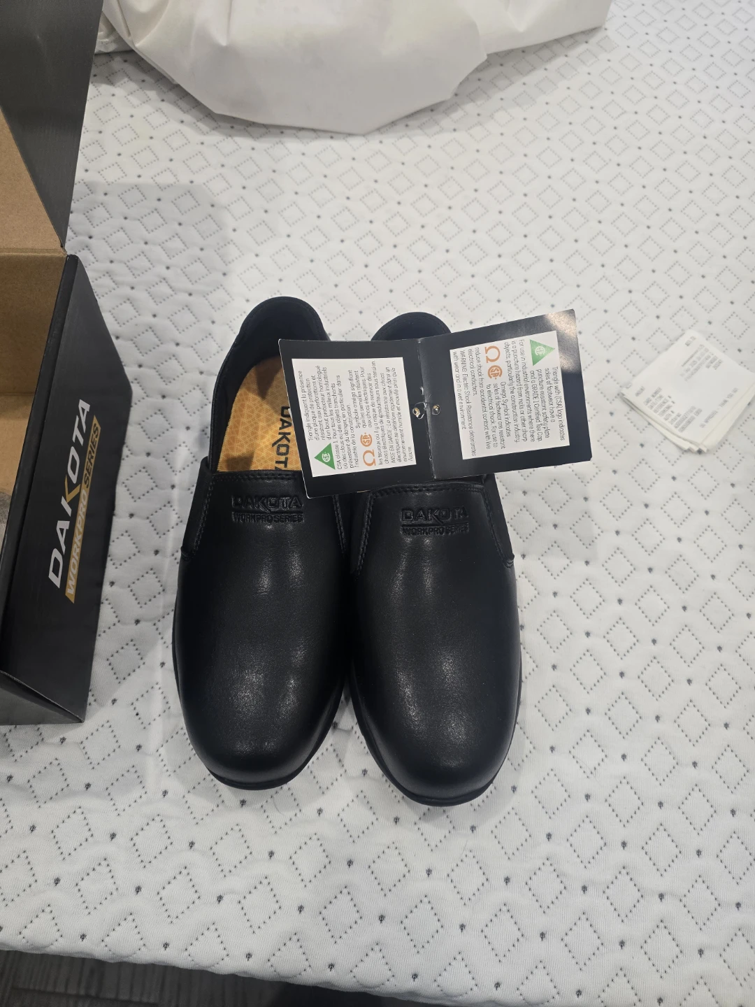 New Dakota Workpro Series Slip-on Shoes - Size 6.5