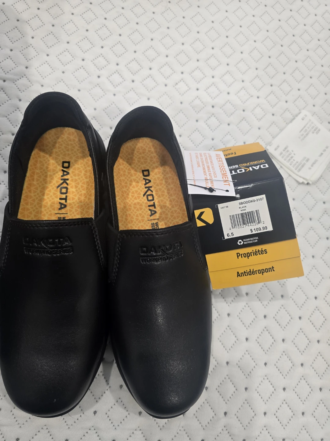 New Dakota Workpro Series Slip-on Shoes - Size 6.5 - photo 2