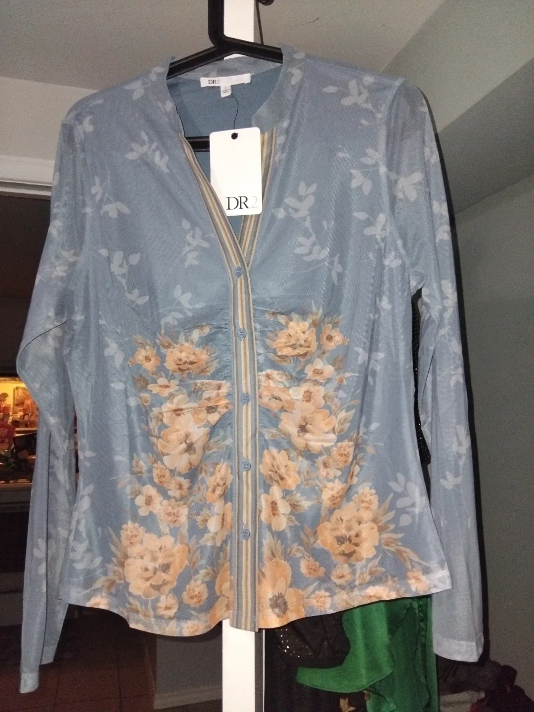 DR2 Floral Blouse - Size Small
