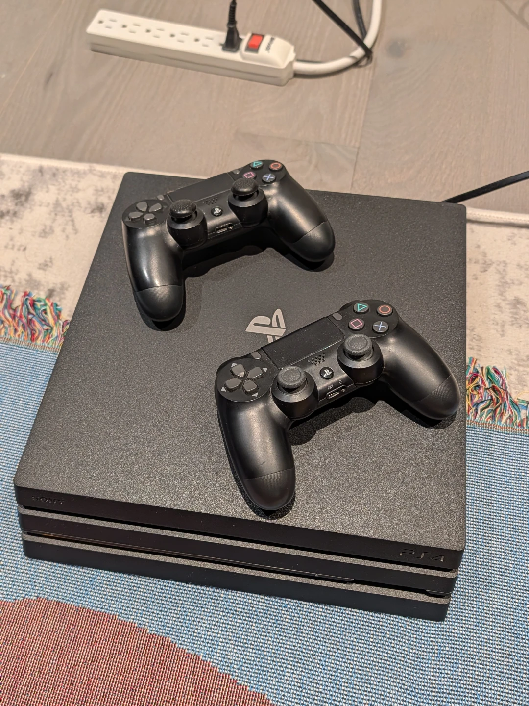 Sony PlayStation 4 Pro 1TB with 2 DualShock controllers - photo 3