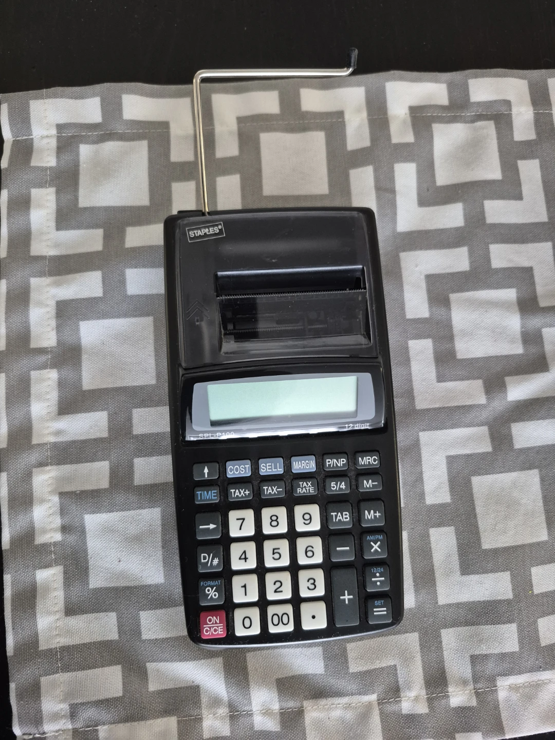 Staples 12-Digit Printing Calculator