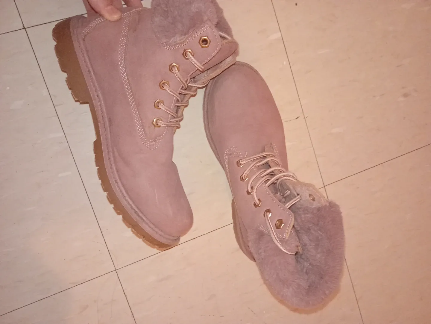 Timberland Pink Winter Boots