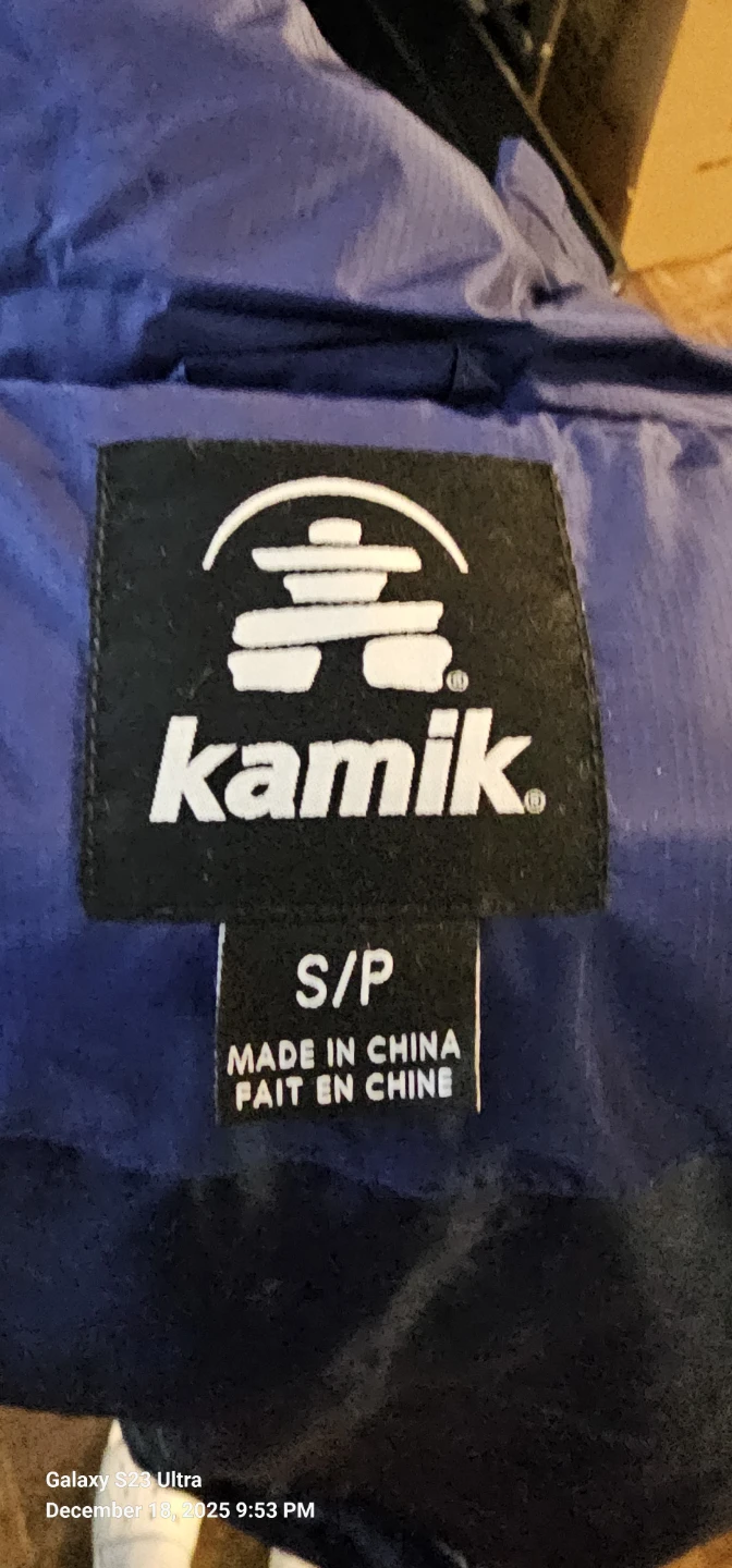 Kamik Blue Puffer Jacket - Size S - photo 2