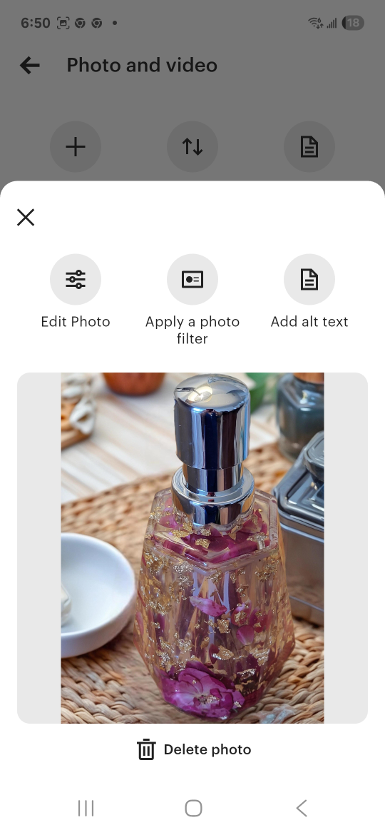 Handmade Decorative Soap Dispenser - photo 2