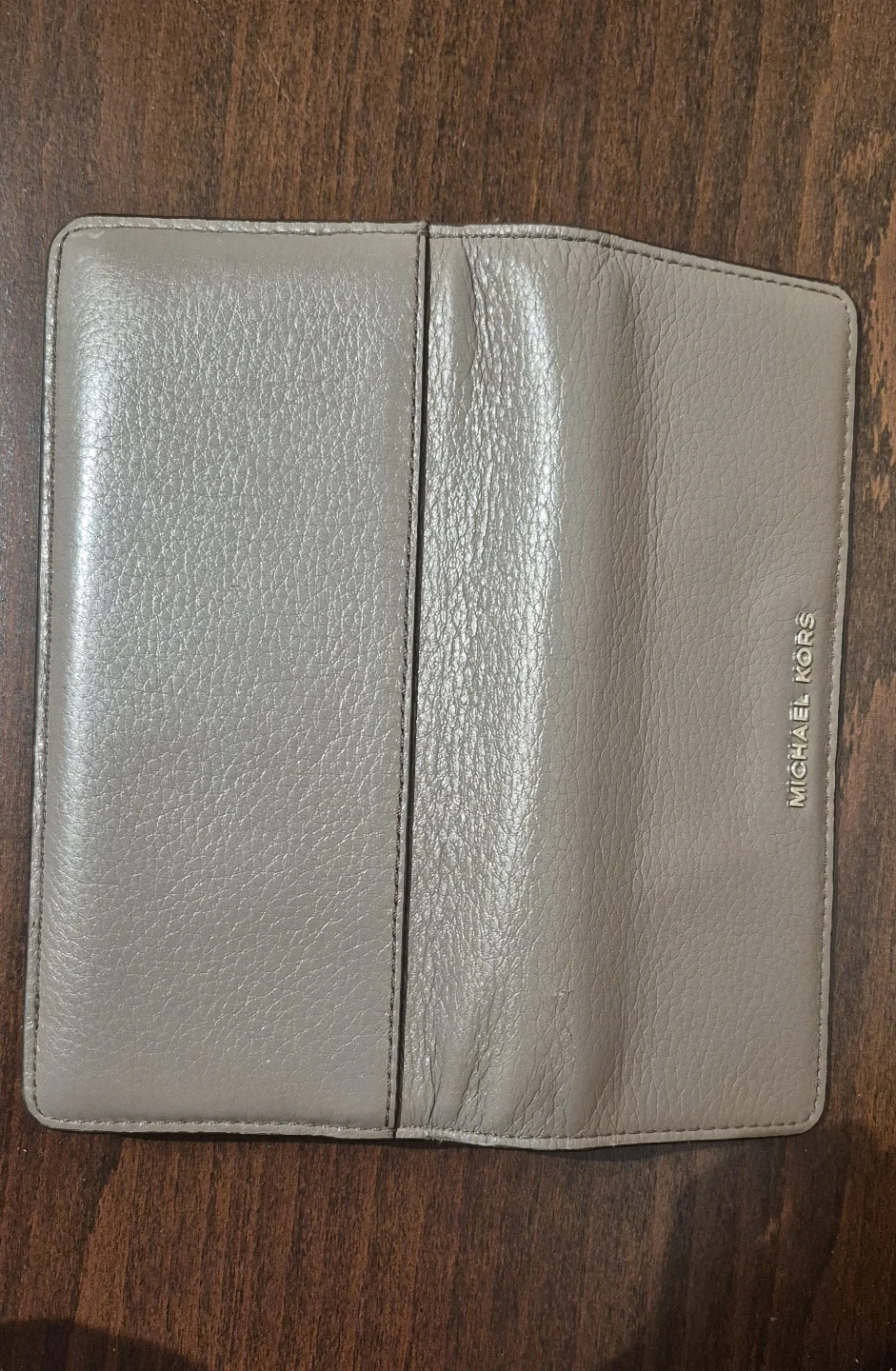 Michael Kors Leather Wallet - Taupe - photo 4