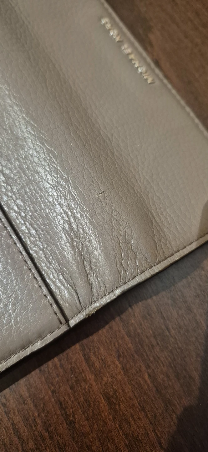 Michael Kors Leather Wallet - Taupe - photo 5