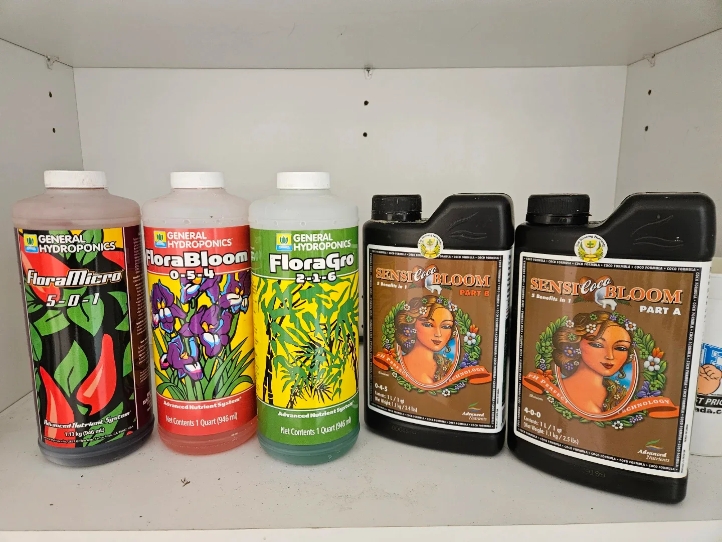 Assorted Plant Nutrients & Soil Enhancers hydroponics