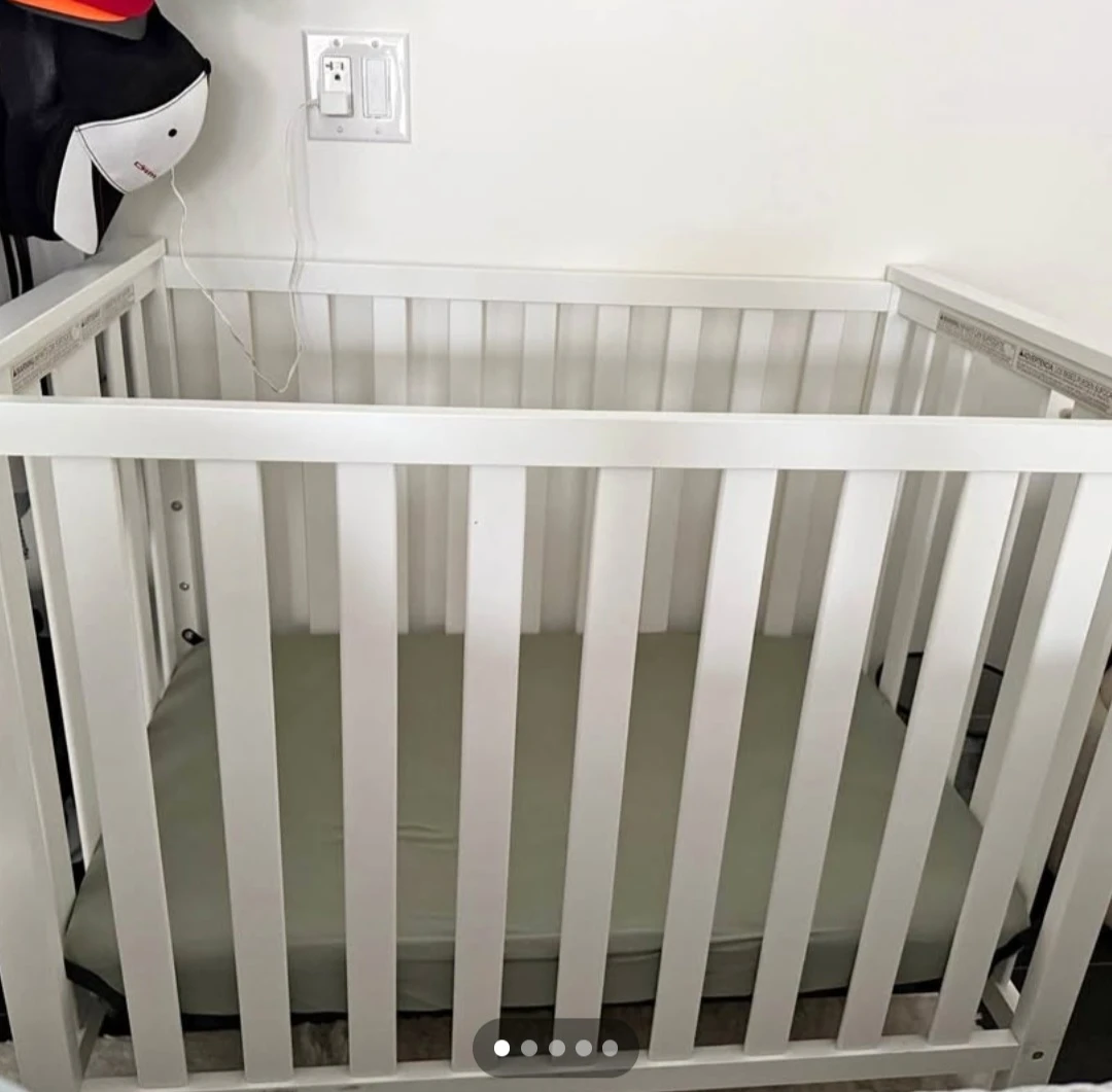 White Baby Crib