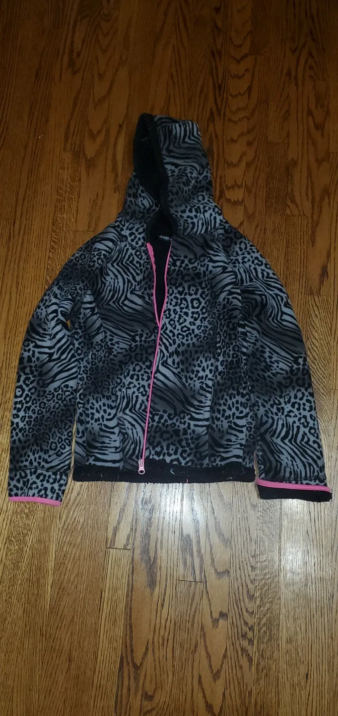 George Size 14 Girls' Hooded Fleece Jacket