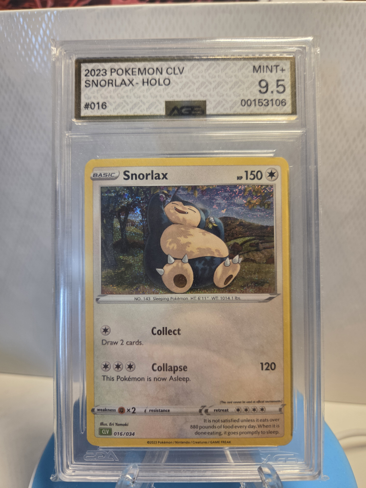 Snorlax Holo Pokemon Card - Mint Condition!