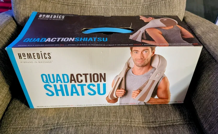 Brand New HoMedics Quad Action Shiatsu Massager with Heat
