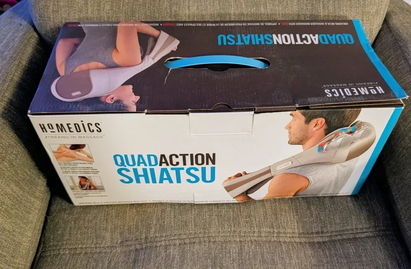 Brand New HoMedics Quad Action Shiatsu Massager with Heat image indicator(2)
