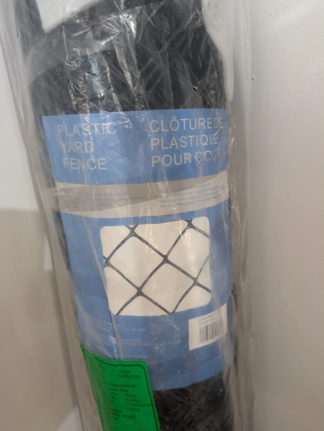 Plastic Yard Fence - Black, 4x50ft image indicator(2)