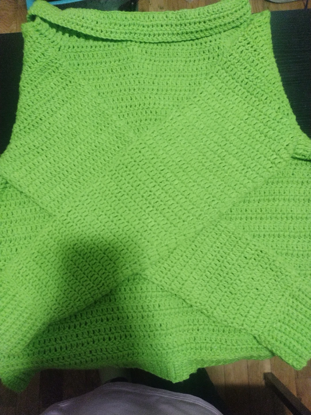 Handmade Crochet Cardigan - Green - photo 3