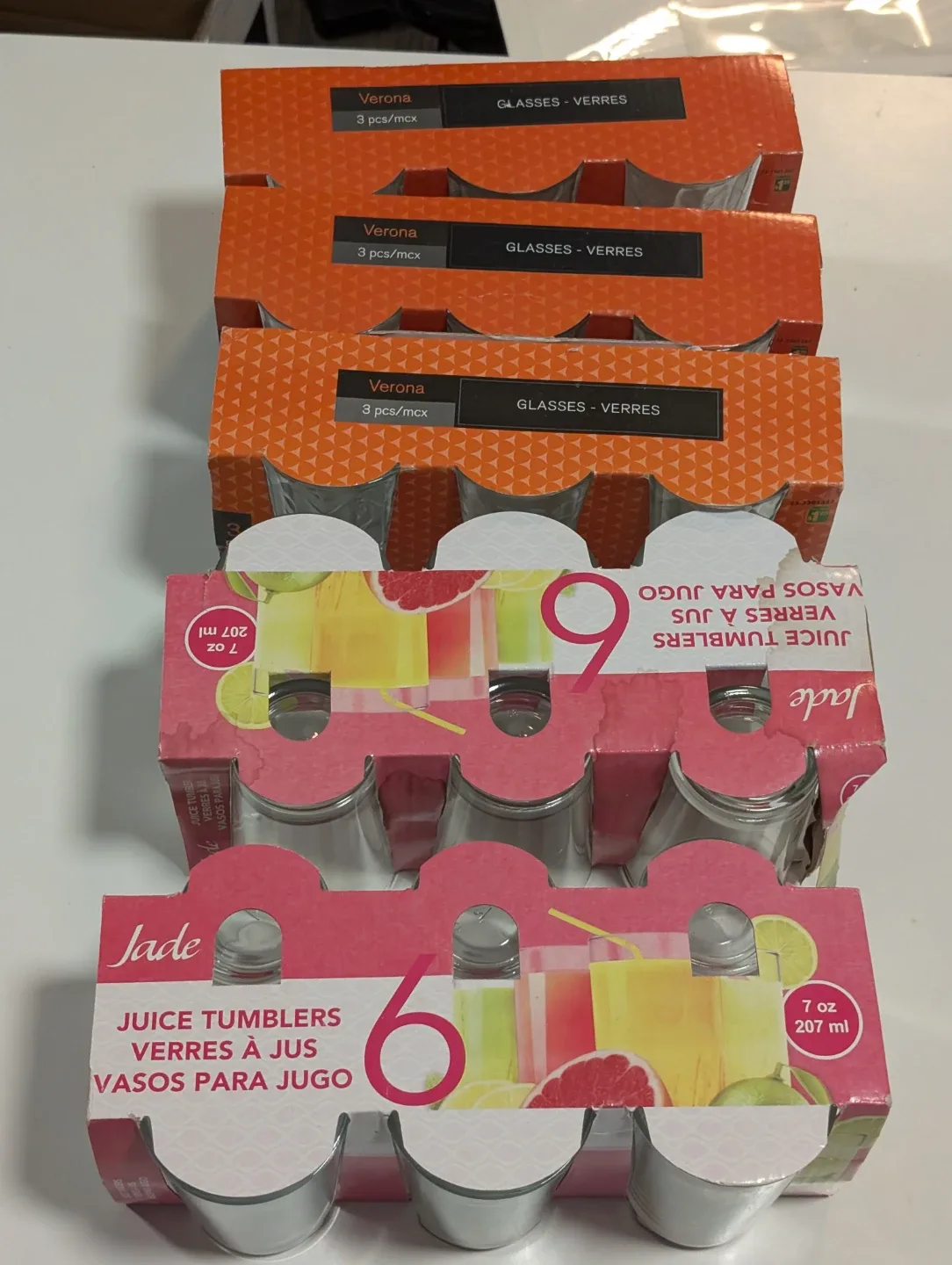 Verona & Jade Juice Tumblers