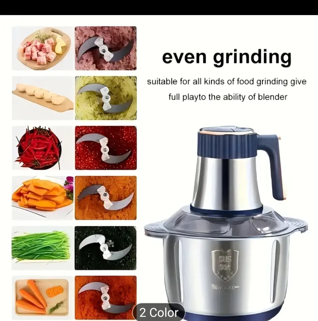 Electric Food Chopper, 5L/1.32gal