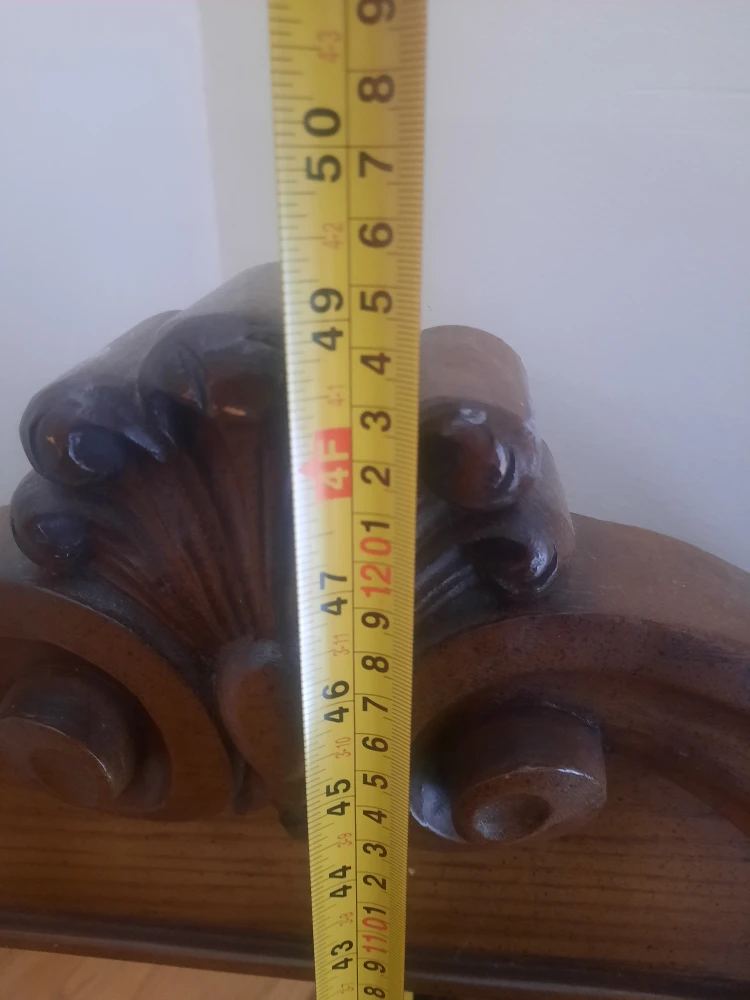 Vintage Wood Framed Mirror - photo 5