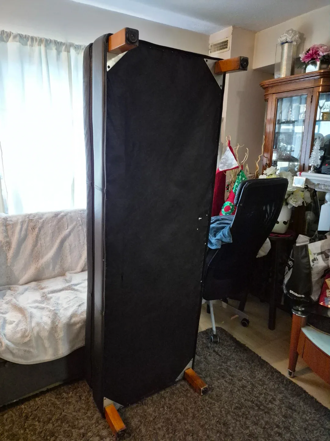 Black Leather Ottoman Bench image indicator(8)