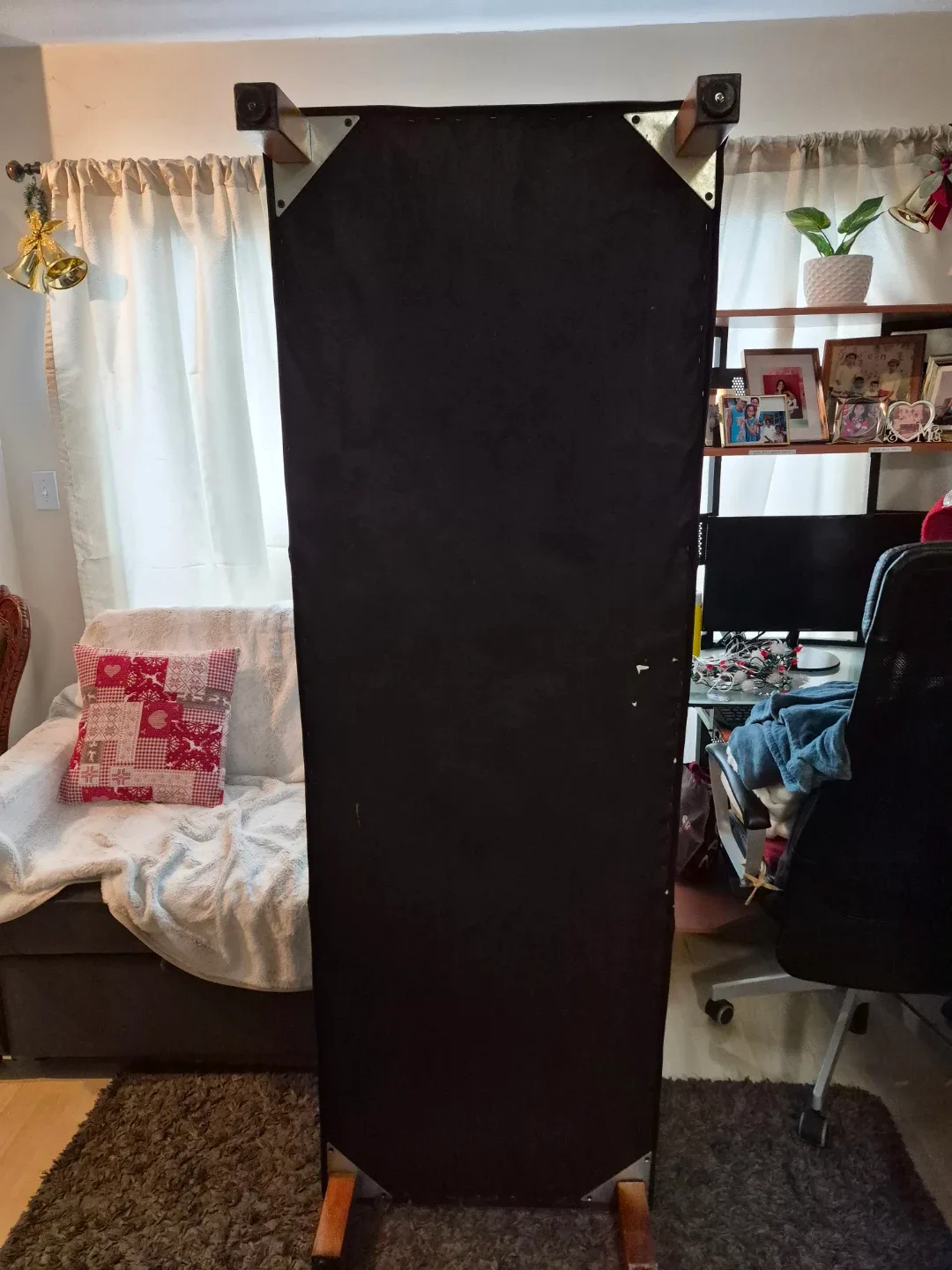 Black Leather Ottoman Bench image indicator(9)