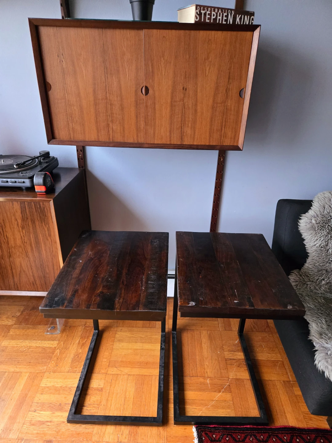 Pair Of Pier 1 Solid Wood End Tables (Price For Both) - photo 5