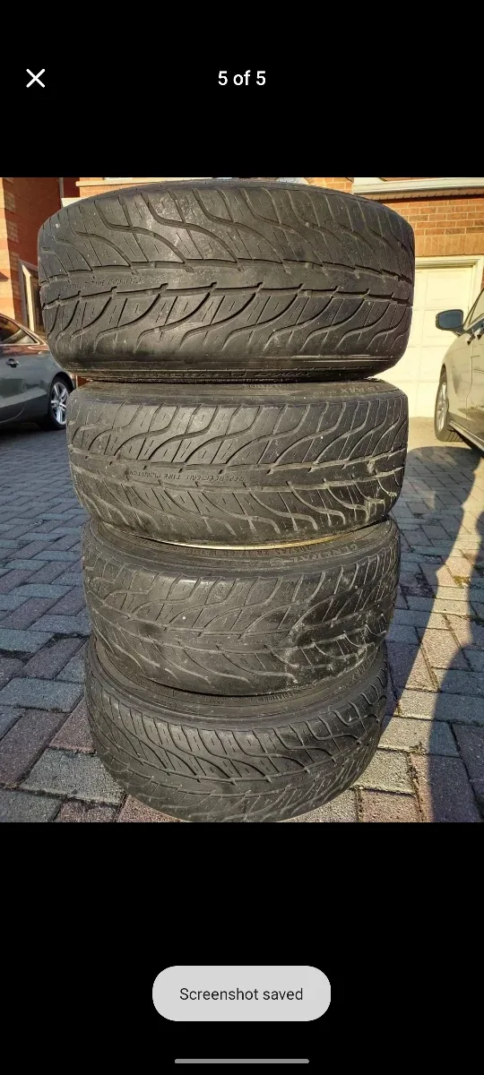 #cleanout Rims with summer tires for Honda civic 2001-2005 image indicator(5)