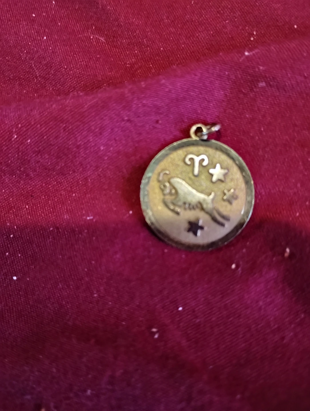 Vintage 10K Gold Aries Zodiac Charm