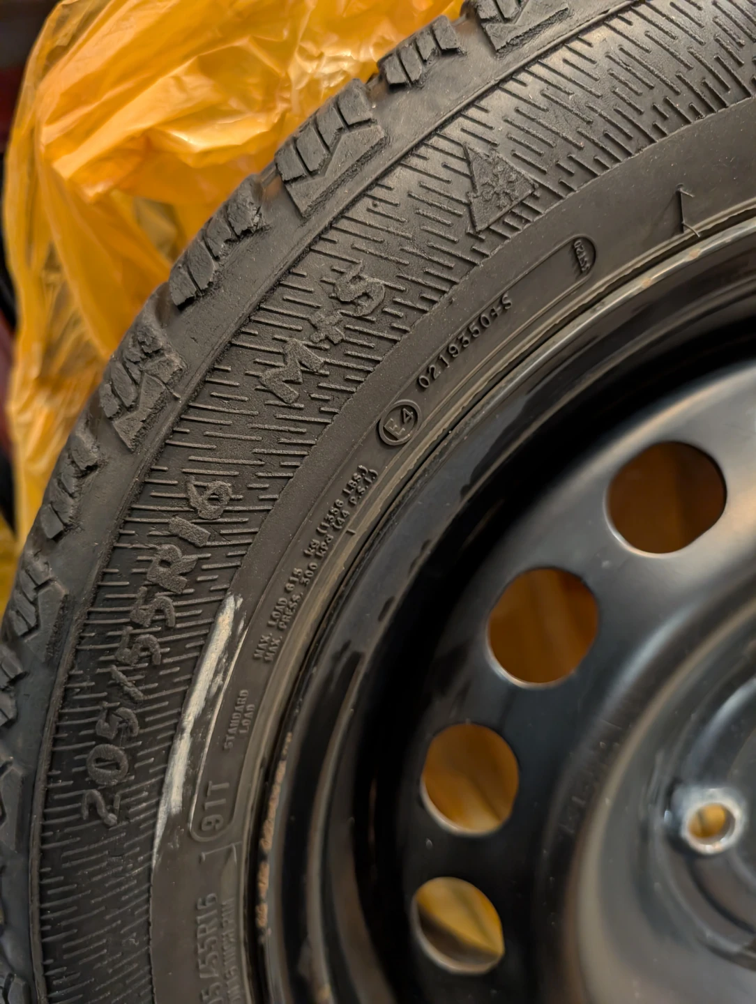 205/55/R16 Winter Tires on Rims - photo 3