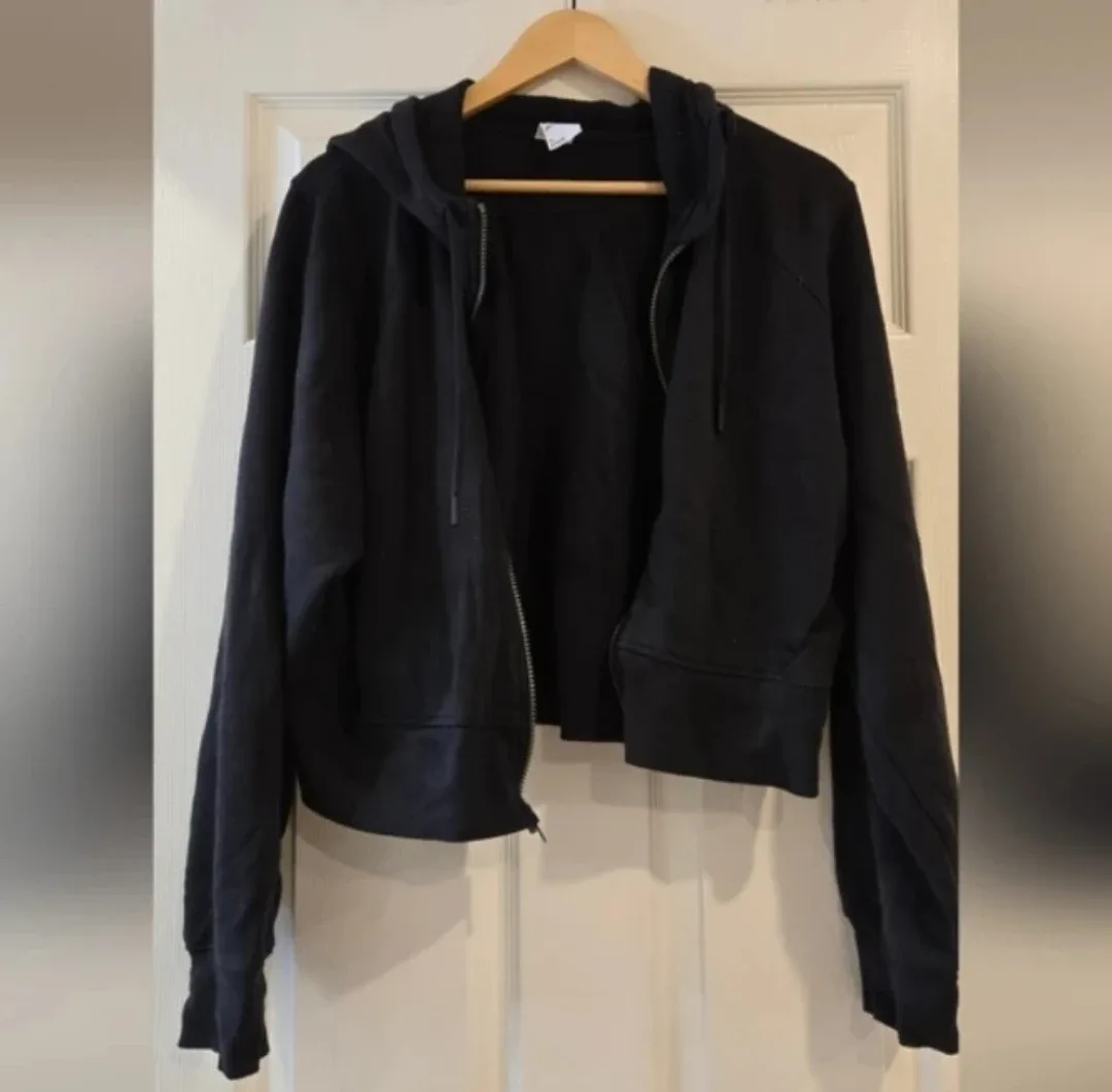 Girls All in Motion Black Hoodie - XL