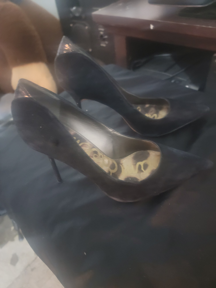 Sam Edelman Black Heels, Size 8