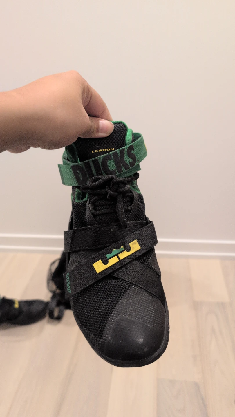 Nike Zoom LeBron Soldier 09 'Oregon Ducks' Size 10 - photo 4