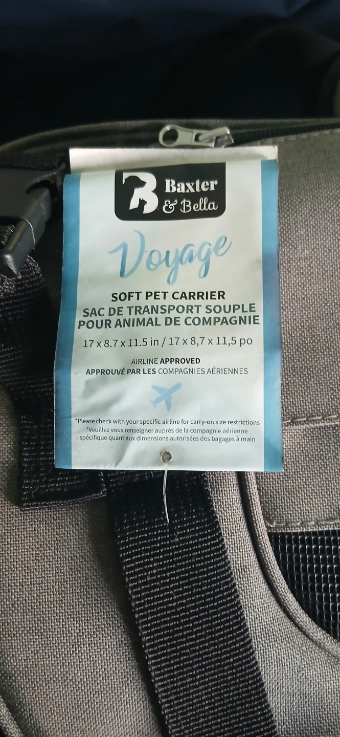 Baxter & Bella Voyage Soft Pet Carrier - photo 5