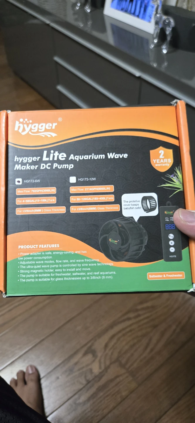 Hygger Lite Aquarium Wave Maker DC Pump HG172-6W