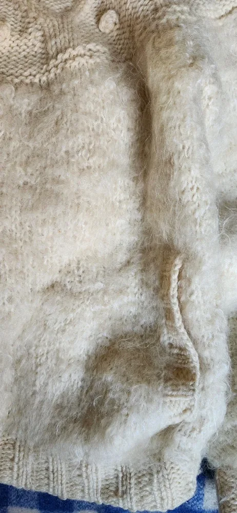 Cream Knit Zip-Up Cardigan cleanout echo. Hero 🌱 image indicator(4)