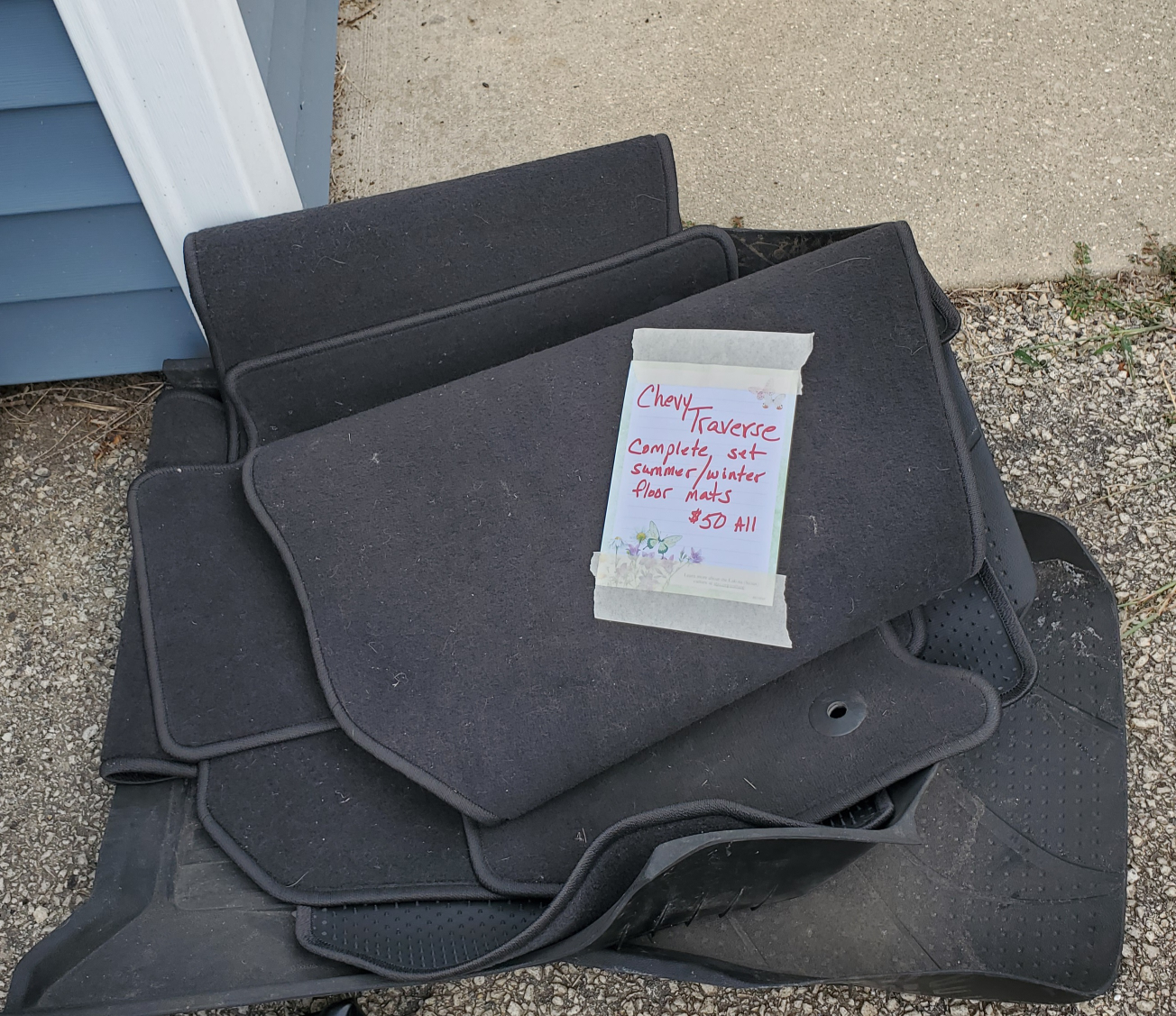 Chevy Traverse Complete Summer/Winter Floor Mats