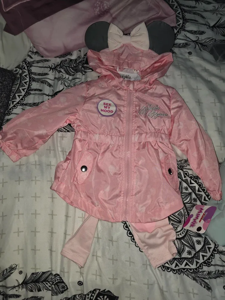 Minnie Mouse Pink Outfit - Size 12 Months