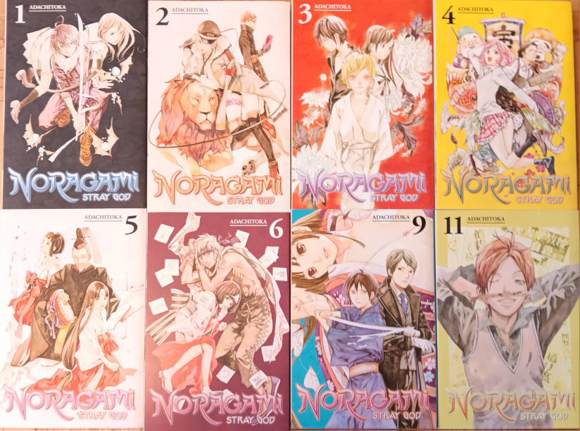 Noragami Stray God Manga Volumes 1-6, 9, 11