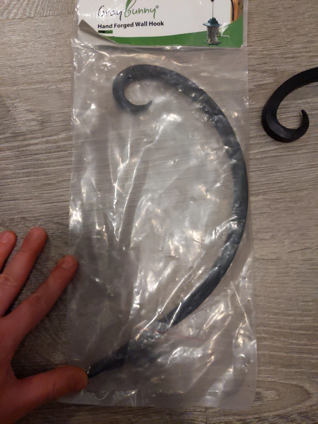 2 for $13;  GrayBunny Hand Forged Wall Hook GB-6848 - photo 4