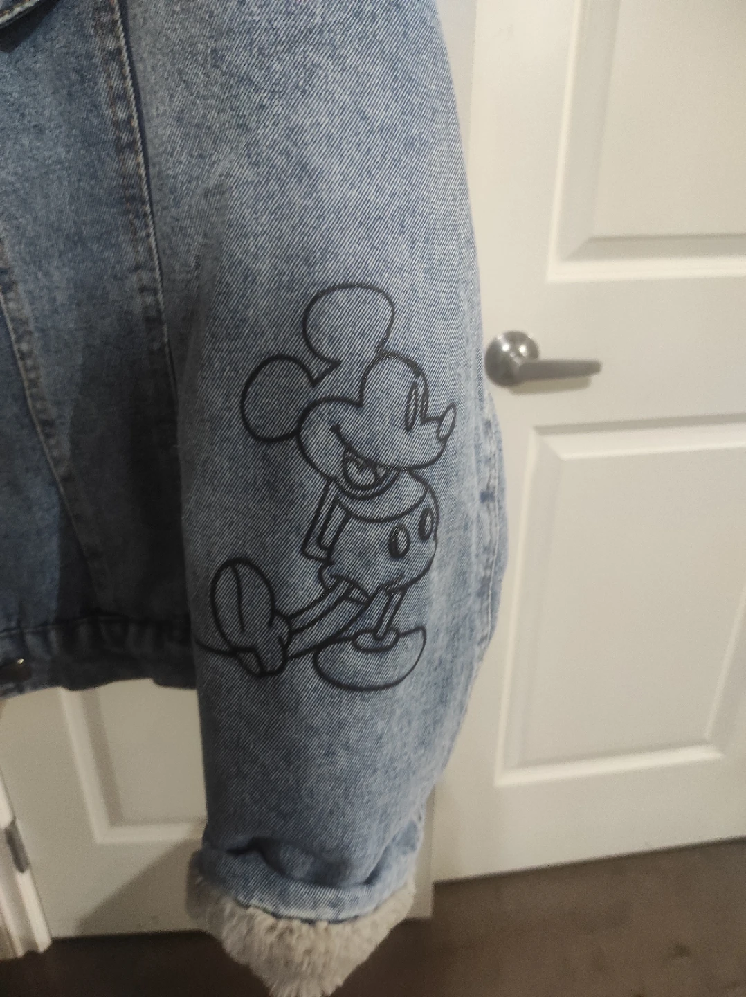 Mickey Mouse Denim Jacket with Hood - photo 2