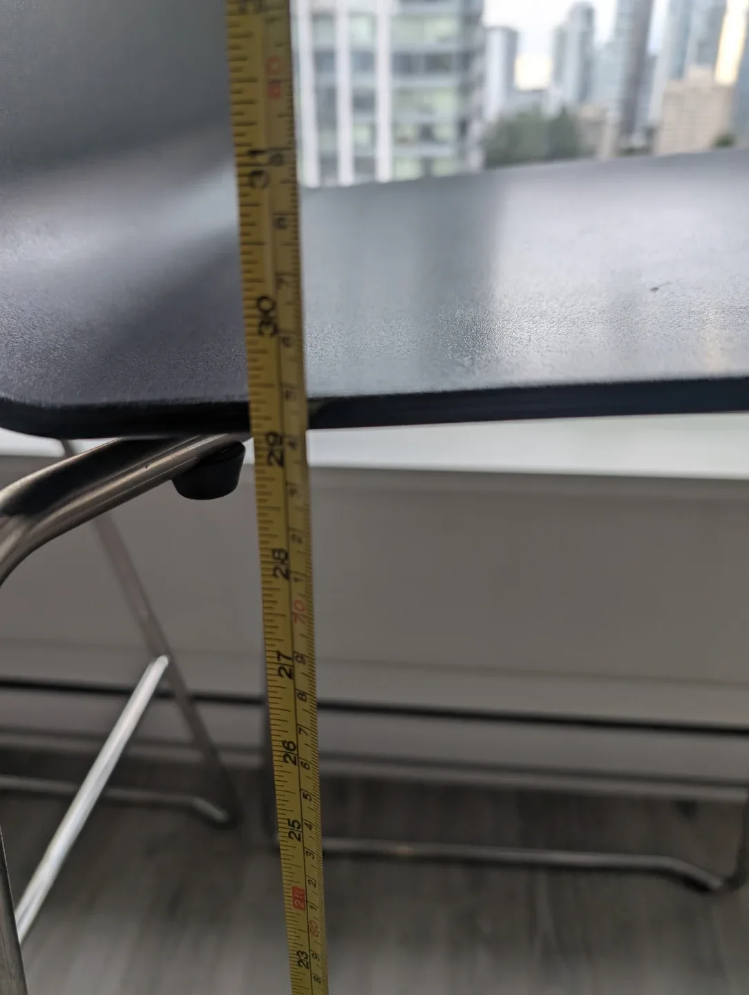 Pair of Black Bar Stools - 30" Height image indicator(7)