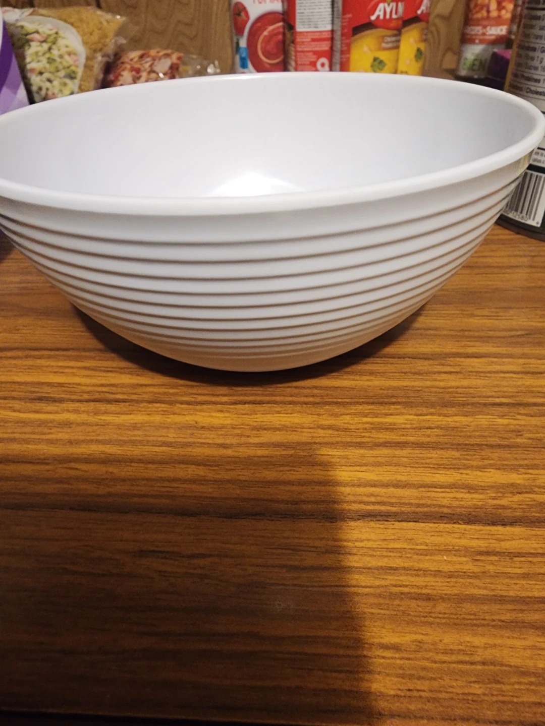 White Plastic Bowls - Set of 6 - photo 2
