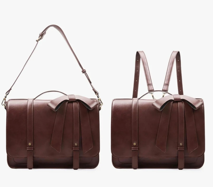 Summer Garden Romance Bow Briefcase – Convertible Bag