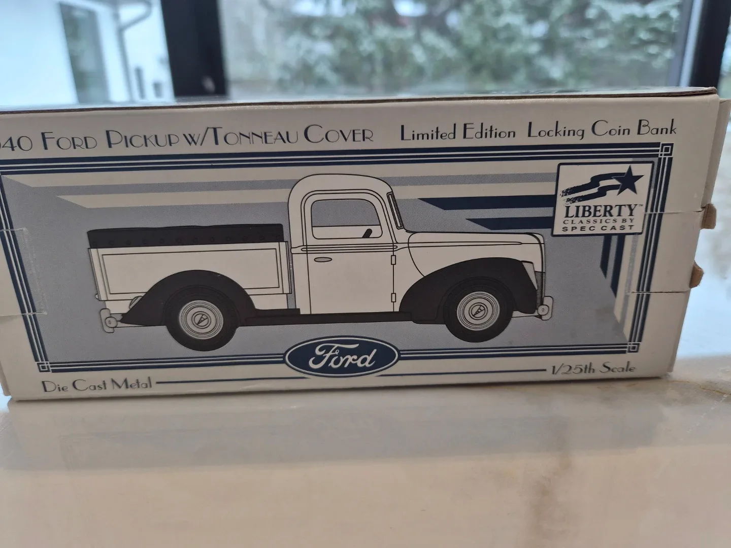 Ford 1940 Pickup Truck Diecast Coin Bank