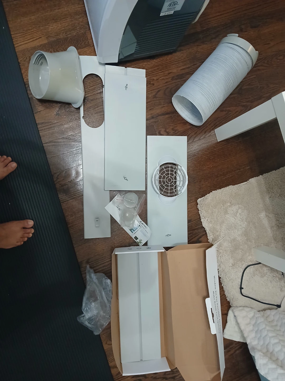 TECCPO Portable Fan + Air Conditioner with Window kit - photo 4