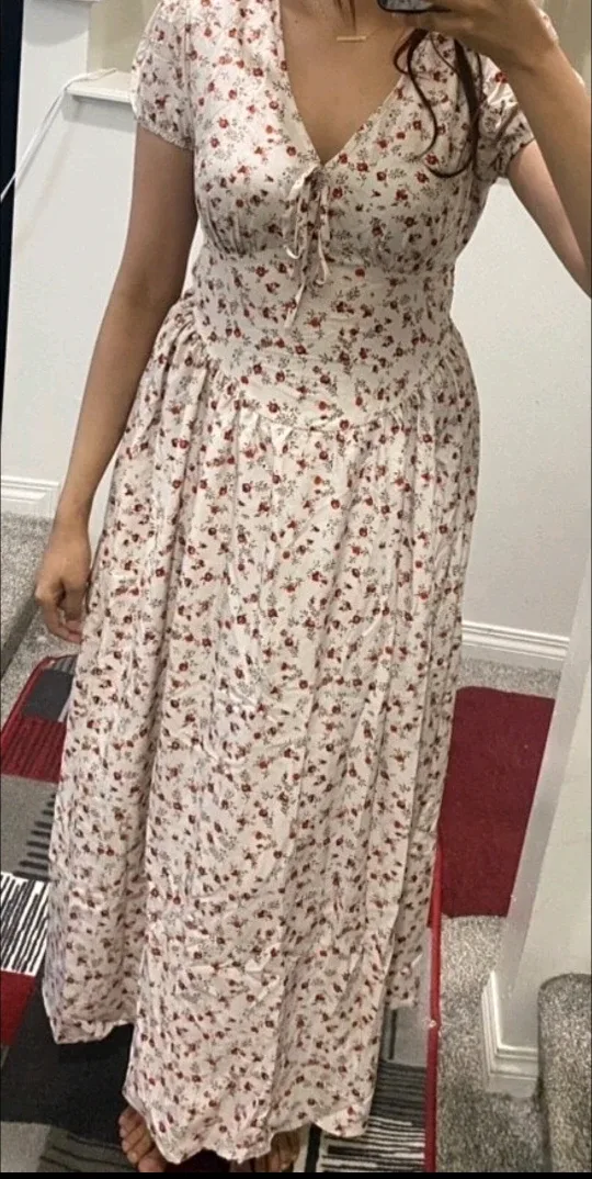 Floral Print Maxi Dress