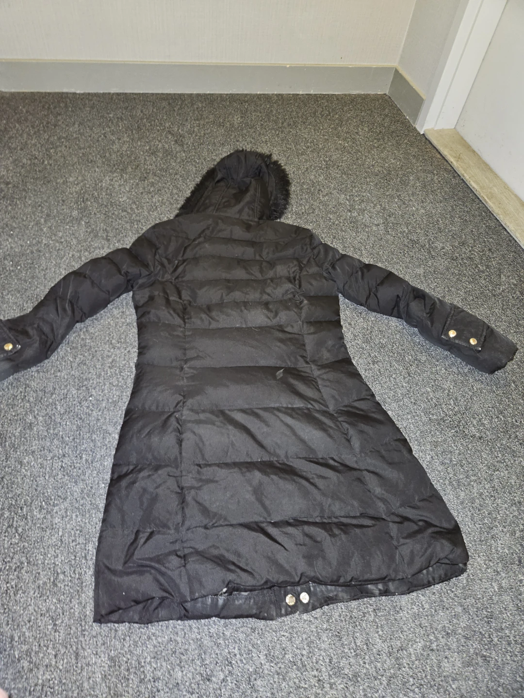 Calvin Klein Black Puffer Coat - Size S/P - photo 2