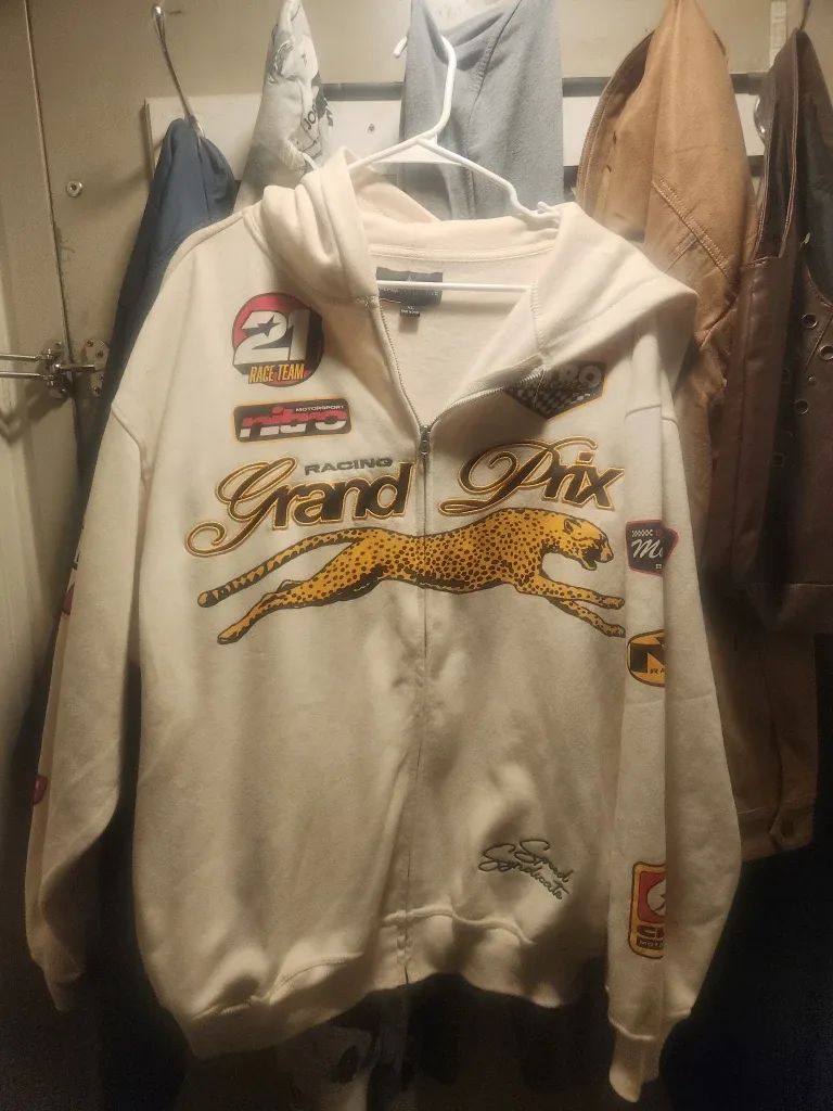 Alpha Collective Grand Prix Zip-Up Hoodie - XL