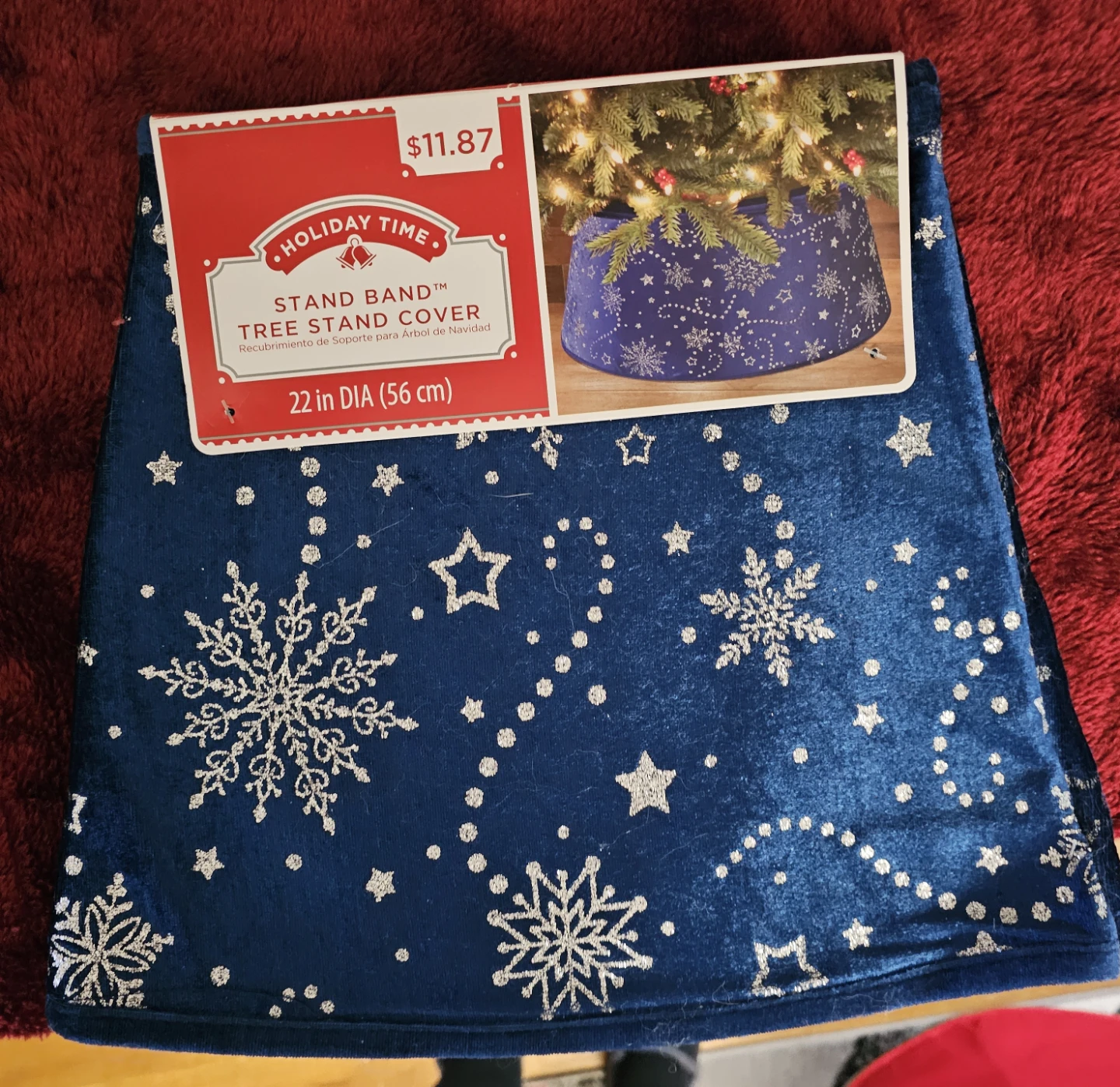 Holiday Time Tree Stand Cover - 22 in DIA