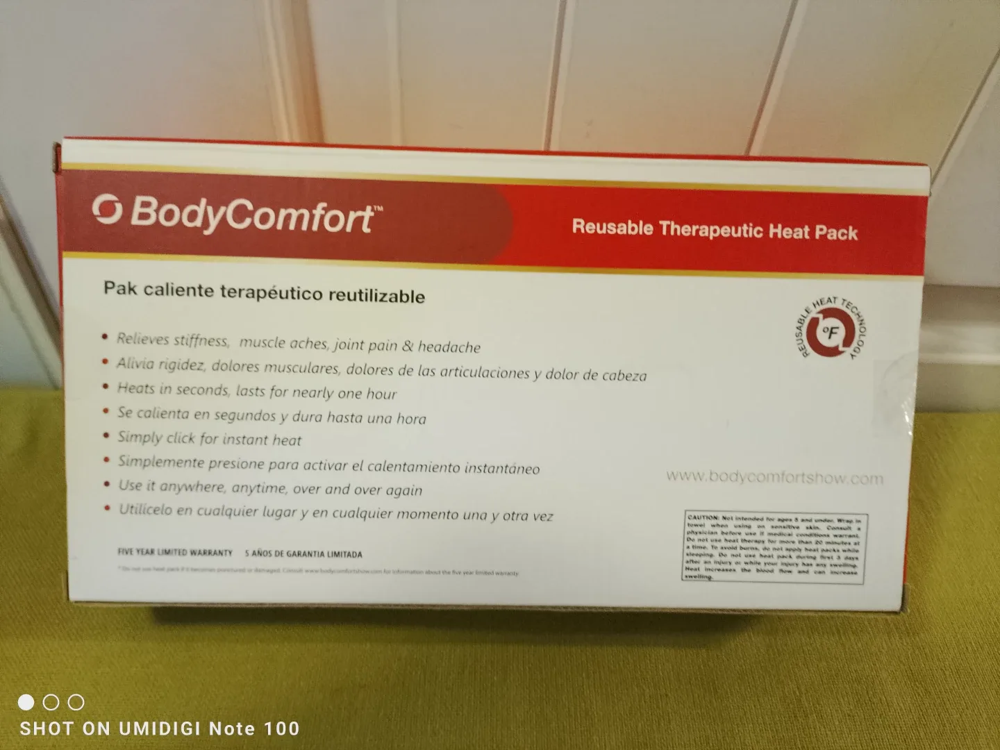 🆕 BodyComfort (Reusable) Therapeutic Heat Pack - #Cleanout image indicator(3)
