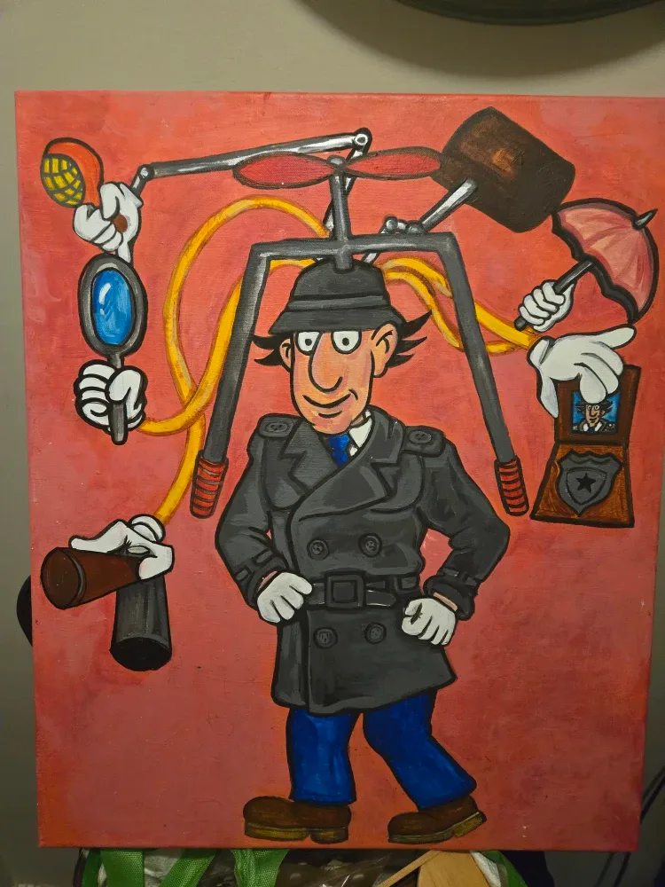 Inspector gadget painting