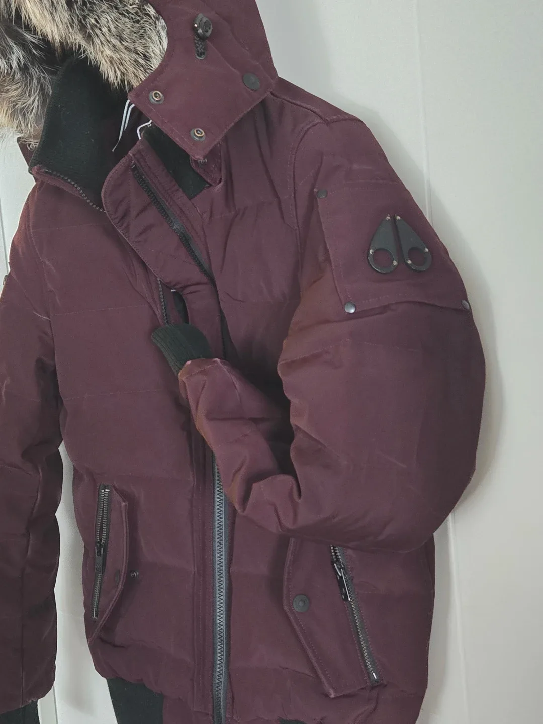 Moose Knuckles Down Bomber Jacket - Size S freshly dry cleaned image indicator(3)